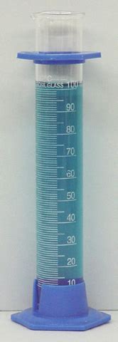 6132-5 2-Part Graduated Measuring Cylinder Glass 100mL
