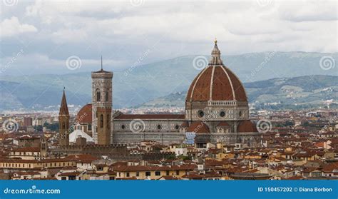 Florence skyline editorial photography. Image of basilica - 150457202