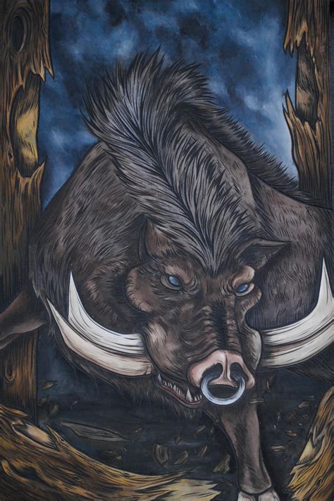 Erymanthian Boar by kgphee on DeviantArt