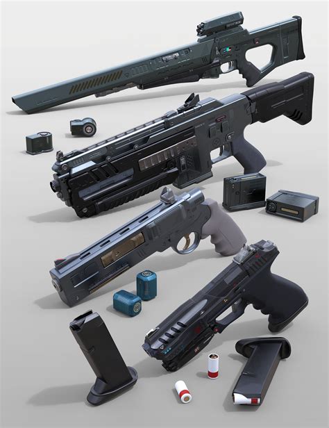 Sci-Fi Weapons Collection 3 | Daz 3D