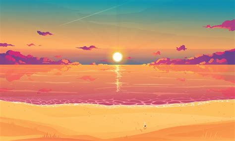 Sunset Sky Background Illustration 19775292 Vector Art at Vecteezy