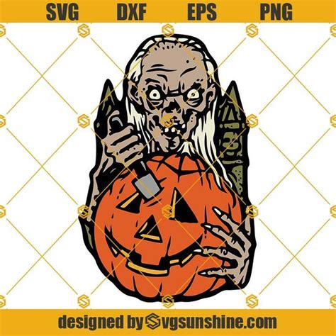 The Crypt Keeper SVG, Tales From The Crypt SVG, Pumpkin Halloween SVG | Tales from the crypt ...