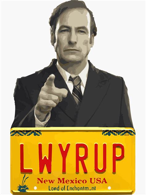 "Saul Goodman Attorney at Law License Plate Design" Sticker for Sale by cjd1017 | Redbubble