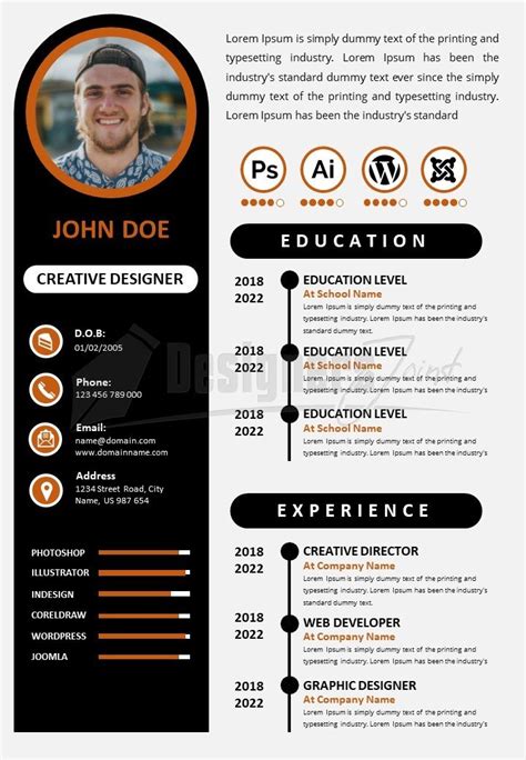 Free Cv Template To Download - All the templates have two things in ...