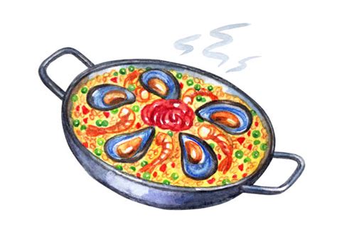 Royalty Free Paella Clip Art, Vector Images & Illustrations - iStock