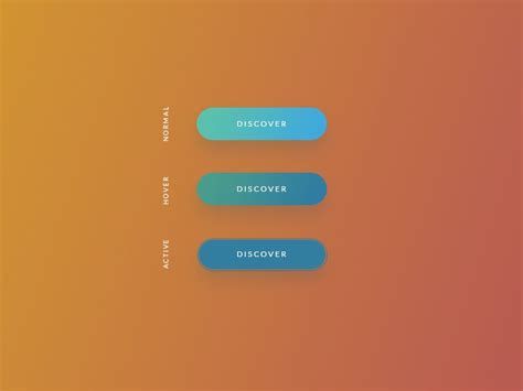 Freebie-Gradient Button | Gradient, Freebie, Web design