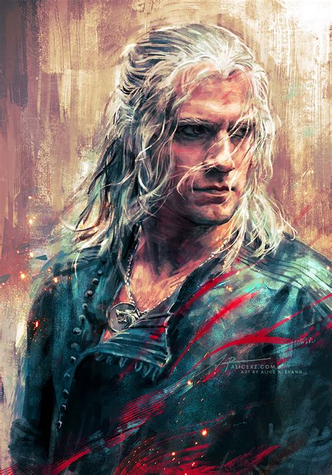 Geralt of Rivia Drawing Wallpaper, HD TV Series 4K Wallpapers, Images ...