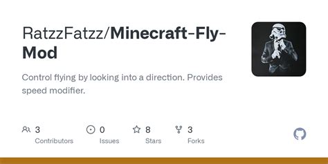 GitHub - RatzzFatzz/Minecraft-Fly-Mod: Control flying by looking into a direction. Provides ...