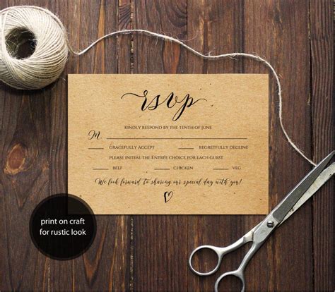 RSVP Card - 14+ Examples,