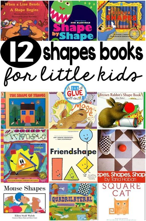 12 Shapes Books for Little Kids | Shape books, Shapes kindergarten, Shapes preschool