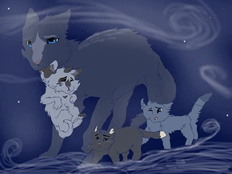 Bluestar and her kits | Warrior Cats