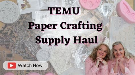 NON-Sponsored TEMU Paper Crafting Supply Haul | Is it Worth the Money ...