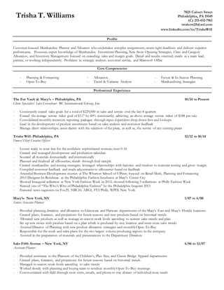 TWilliamsResume 2016 | PDF