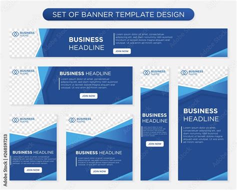 set of promotion kit banner template design with modern and minimalist ...