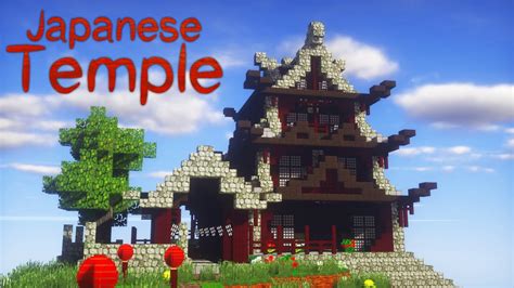 Minecraft Japanese Temple | Let's Build It! - YouTube