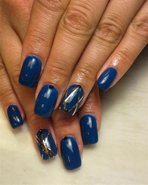 25+ Dark Blue Nail Art Designs, Ideas | Design Trends - Premium PSD, Vector Downloads