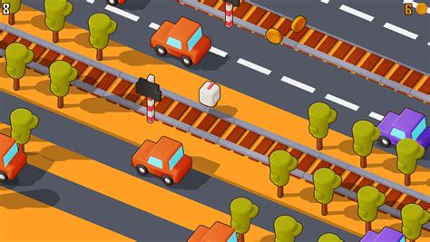 🕹️ Play Crossy Chicken Game: Free Online Isometric Chicken Cross the Road Video Game for Kids ...