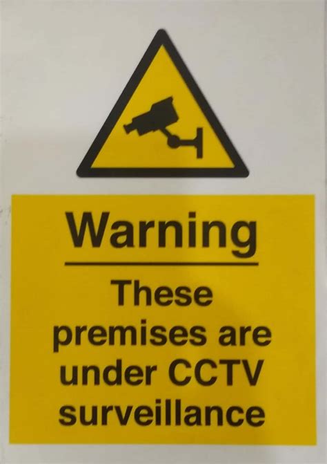 Warning – These Premises are Under CCTV Surveillance – Pioneer Tools ...