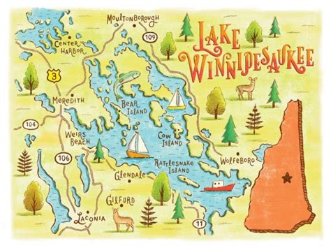The Many Worlds of Lake Winnipesaukee, New Hampshire