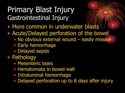 PPT - Evaluation and Treatment of Blast Injuries PowerPoint Presentation - ID:1223861