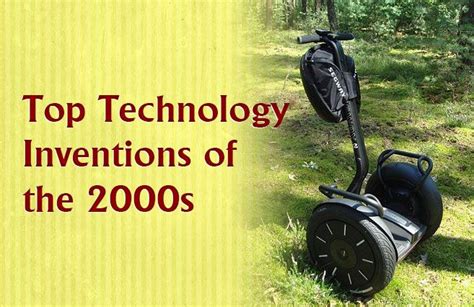 Top Technology Inventions of the 2000s https://didyouknowscience.com/top-technology-inventions ...