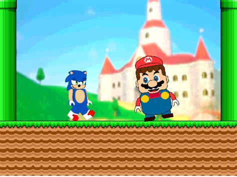 LEGO Sonic vs LEGO Mario by Popgamer06 on DeviantArt