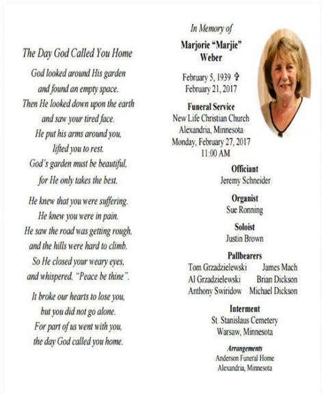 Best Newspaper Obituary Template PDF Example | Steemfriends