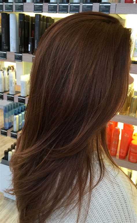 Reddish brown toner | Hair color for black hair, Brunette hair color ...