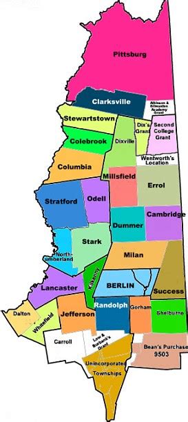 Map Of New Hampshire Towns - Maping Resources