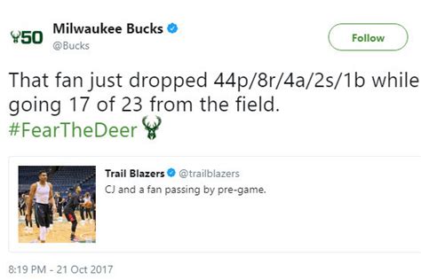 Bucks Twitter Account Trolls Trail Blazers After Giannis Antetokounmpo ...