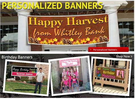 Personalized Shindigz Banners only $1 + Shipping! - Passion for Savings