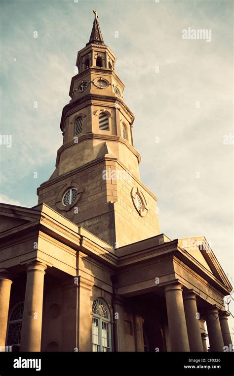 St. Philip's Episcopal Church in Charleston, SC Stock Photo - Alamy