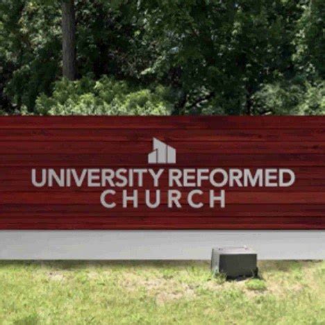 New URC Sign - University Reformed Church