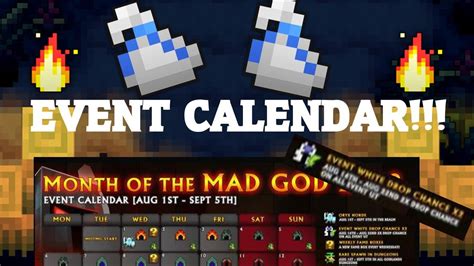 RotMG MONTH OF THE MAD GOD CALENDAR!!! Max level increased to 25?!? - YouTube