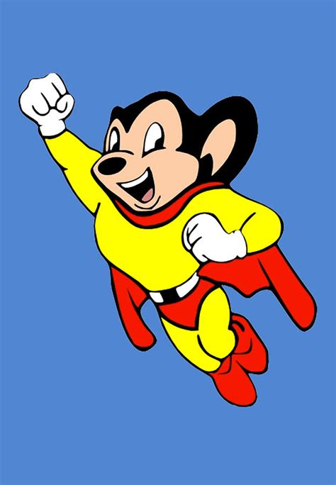 Mighty Mouse Cartoon Clipart