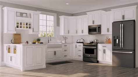 Images Of White Kitchen Cabinets With Gray Walls - YouTube