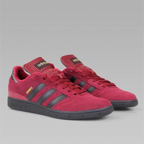 ADIDAS BUSENITZ PRO BURGUNDY CORE BLACK GOLD | Adidas Skateboarding Footwear