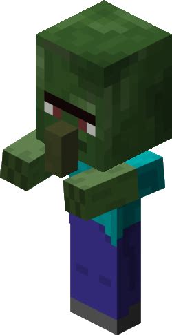 Download HD Baby Zombie Villager - Minecraft Zombie Villageois ...