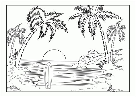 Scenery Coloring Pages for Adults - Best Coloring Pages For Kids