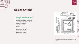 Design of Oxidation Pond | PPT