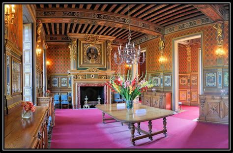 One of the rooms inside the castle of Cheverny - Loire Valley | Castles ...