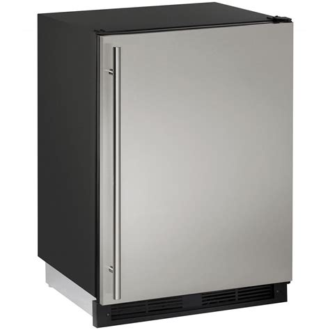 U-Line 1000 Series 24-Inch 4.2 Cu. Ft. Built-In Compact Refrigerator / Ice Maker - Stainless ...