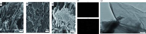 SEM images of (a) g-C3N4, (b) npg-C3N4 and (c) nanosheets of g-C3N4 ...