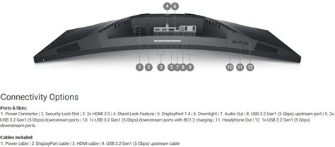 Specification sheet (buy online): MNDE210-AZZE Dell S3422DWG 34" VA ...