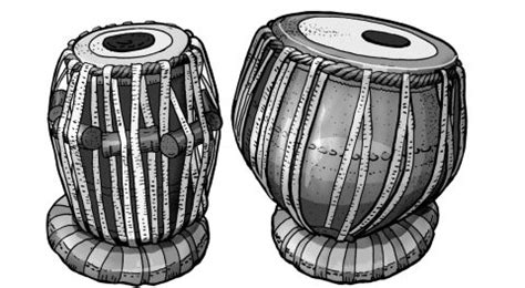 Tabla Clip Art Black And White