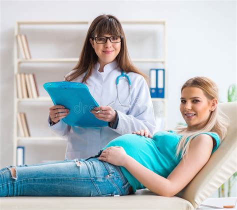 Pregnant Woman at Regular Pregnancy Check-up Stock Image - Image of female, health: 204241411