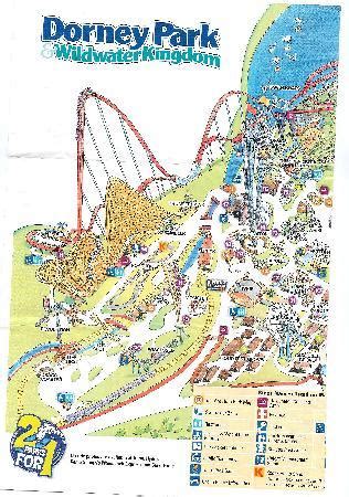 Dorney Park Map Printable