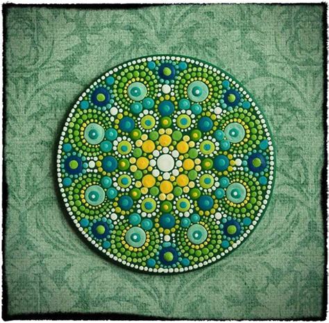 Mandala Dot Art Painting, Mandala Painting, Stone Painting, Painting & Drawing, Rock Painting ...