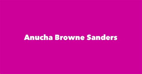 Anucha Browne Sanders - Spouse, Children, Birthday & More