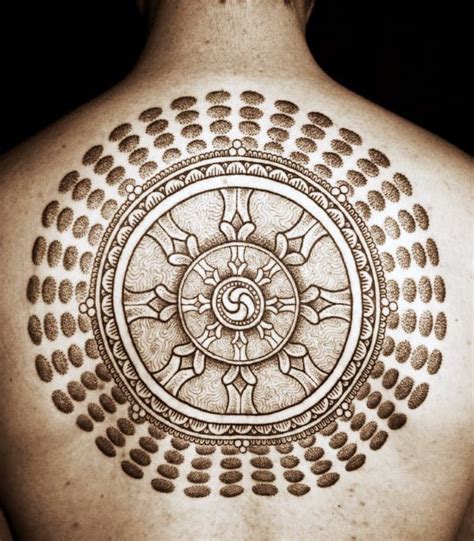 40 Cool Dharma Wheel Tattoo Designs for Men [2023 Guide]